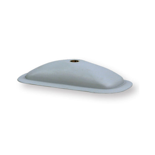 Scalmiera in PVC con perno per barca gommone, Nera/Grigia L 200 mm
